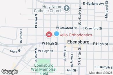Map image of the property - 402 W Sample St