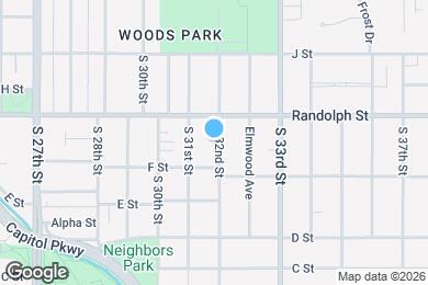 Map image of the property - 841 S 32nd St