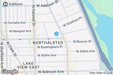 Map image of the property - 654 W Roscoe St