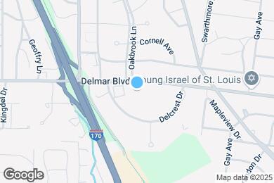 Map image of the property - The Square on Delmar