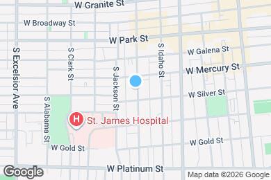 Map image of the property - 221 S Washington St