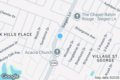 Map image of the property - 9849 Siegen Ln