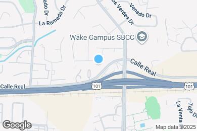 Map image of the property - Furnished Studio-Santa Barbara - Calle Real