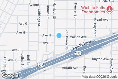 Map image of the property - 2011 Wilson Ave