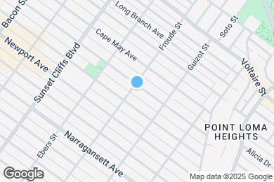 Map image of the property - 4585 Saratoga Ave