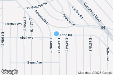 Map image of the property - 3252 E 142nd St