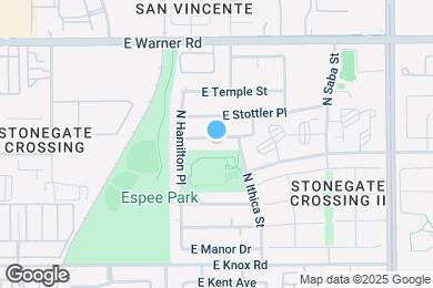 Map image of the property - 673 E Estrella Dr