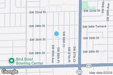 Map image of the property - 8877 SW 36th St