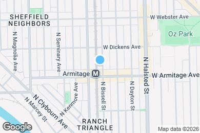 Map image of the property - 2020 N Bissell St