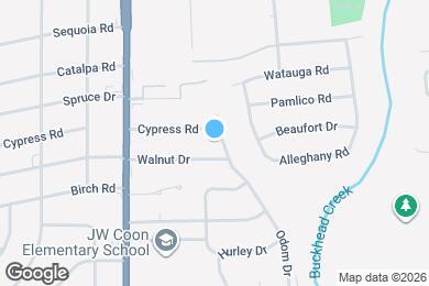 Map image of the property - 604 Odom Dr