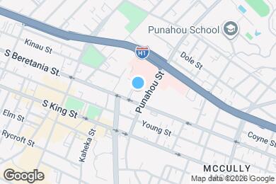 Map image of the property - 1212 Punahou St