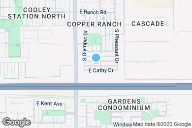 Map image of the property - 4079 E Devon Dr