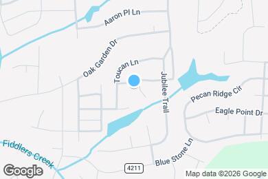 Map image of the property - 1510 Barry Oak Ct