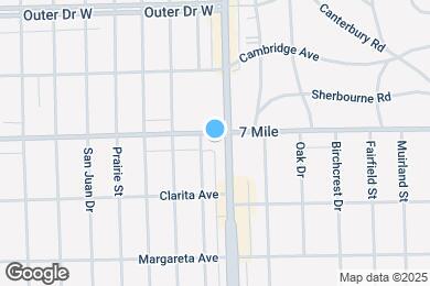 Map image of the property - 19031 Livernois Ave