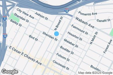 Map image of the property - 2341 Sheridan St