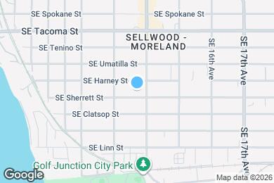 Map image of the property - 1209 SE Sherrett St
