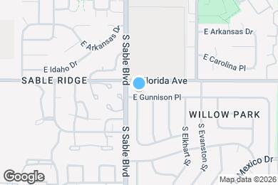 Map image of the property - 14531 E Gunnison Pl