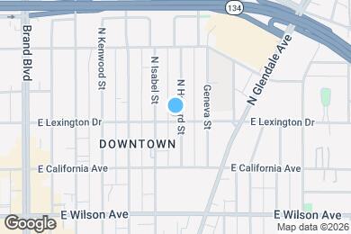 Map image of the property - 401 N Howard St