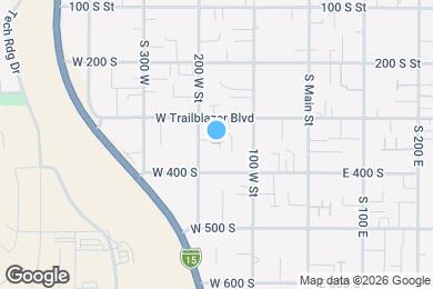 Map image of the property - 345 S 200 W