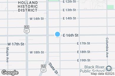 Map image of the property - 1 W 17th St