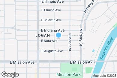 Map image of the property - 1011 E Nora Ave
