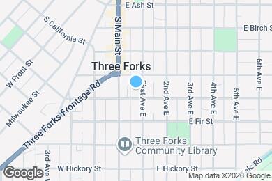 Map image of the property - 318 First Ave E