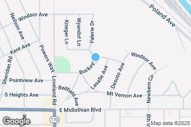 Map image of the property - 2335 Buckeye Cir
