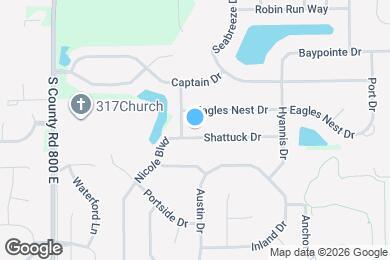 Map image of the property - 8284 Shattuck Dr