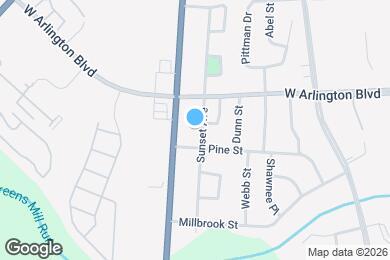 Map image of the property - 2612 Sunset Ave