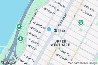 Map image of the property - 272 W 86th St