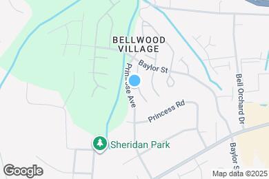 Map image of the property - 4445 Baylor St