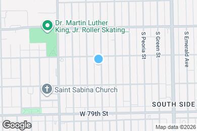 Map image of the property - 7712 S Carpenter St