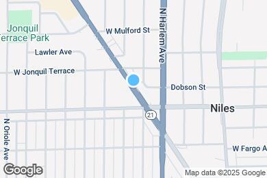 Map image of the property - 7632 N Milwaukee Ave