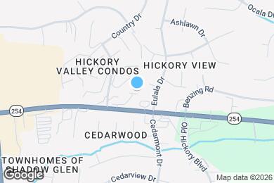 Map image of the property - 2043 Pinecrest Dr