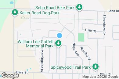 Map image of the property - 1021 Pebble Pass