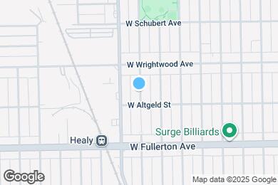 Map image of the property - 2514 N Harding Ave