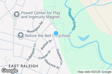Map image of the property - 1100 Chatham Ln