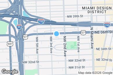 Map image of the property - 261 NW 35th St