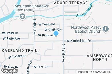 Map image of the property - 4323 W Piute Ave