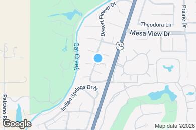 Map image of the property - 48828 Desert Flower Dr