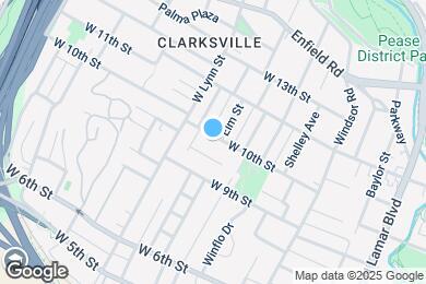 Map image of the property - 1503 W 10th St