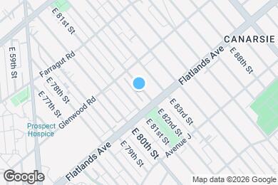 Map image of the property - 748 E 82nd St