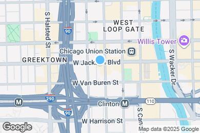 Map image of the property - 601 W Jackson Blvd