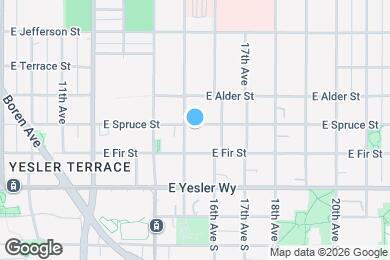 Map image of the property - 1503 E Spruce St