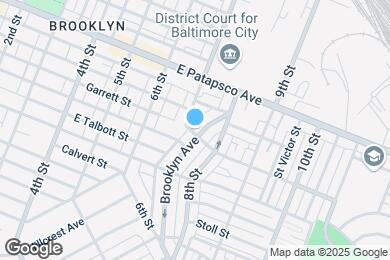 Map image of the property - 3740 Brooklyn Ave