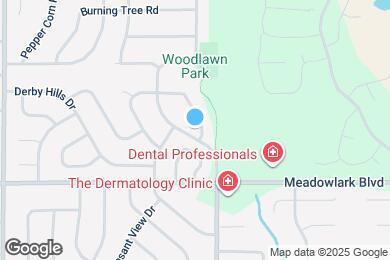 Map image of the property - 1615 Arrowhead Dr