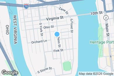 Map image of the property - 313 S Penn St