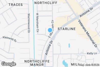 Map image of the property - 3603 Tamfield Dr