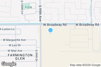 Map image of the property - 9818 W Parkway Dr