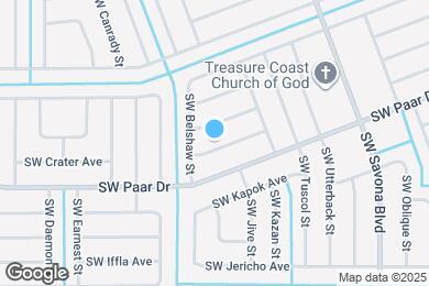 Map image of the property - 1371 SW Halford Ave